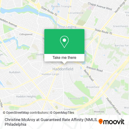 Mapa de Christine McAroy at Guaranteed Rate Affinity