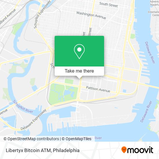 Mapa de Libertyx Bitcoin ATM