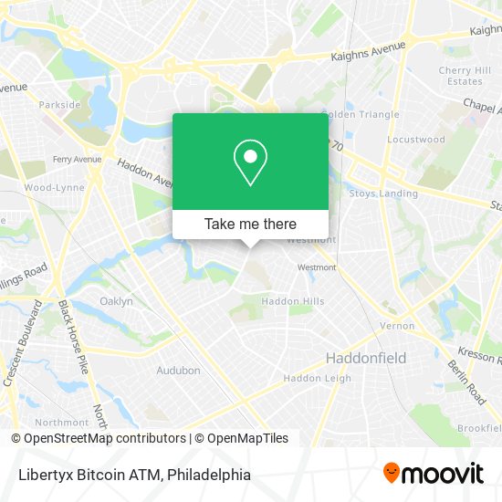 Mapa de Libertyx Bitcoin ATM