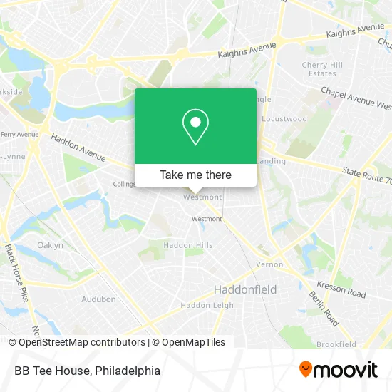 BB Tee House map