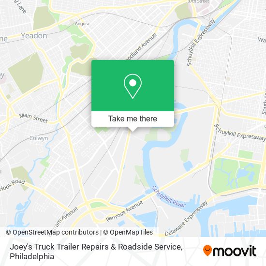 Joey's Truck Trailer Repairs & Roadside Service map