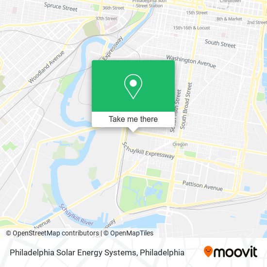 Philadelphia Solar Energy Systems map