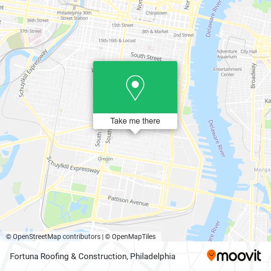 Fortuna Roofing & Construction map