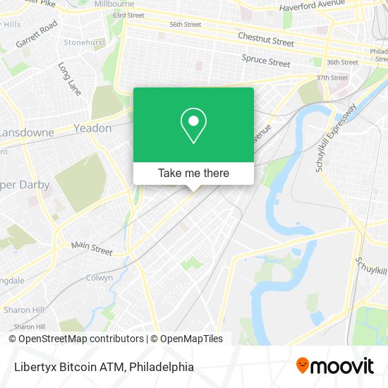 Mapa de Libertyx Bitcoin ATM