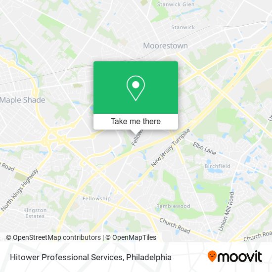 Hitower Professional Services map