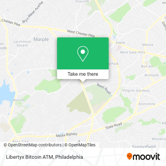 Libertyx Bitcoin ATM map