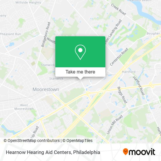 Hearnow Hearing Aid Centers map