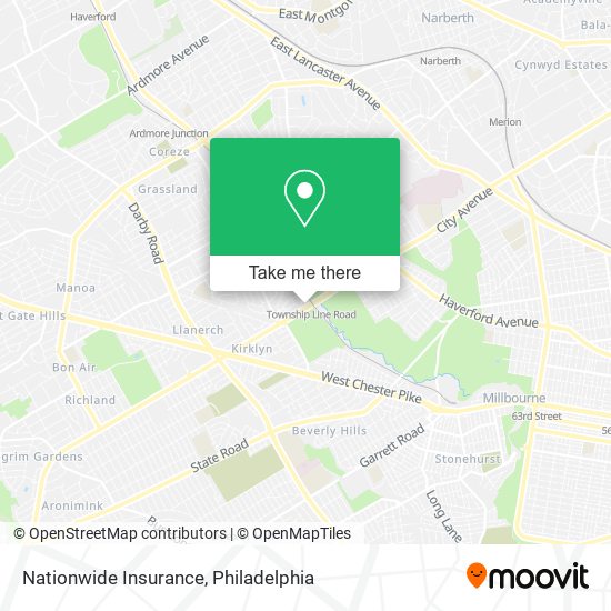 Nationwide Insurance map