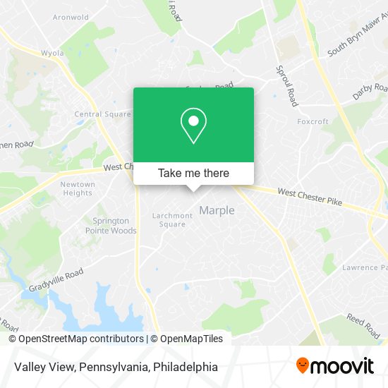 Mapa de Valley View, Pennsylvania