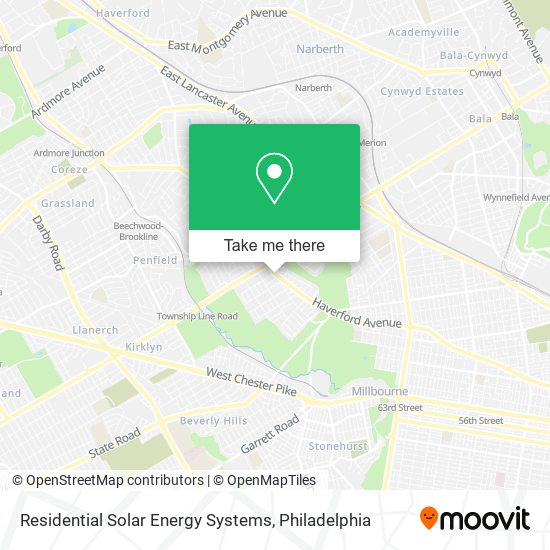 Residential Solar Energy Systems map