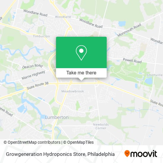 Growgeneration Hydroponics Store map
