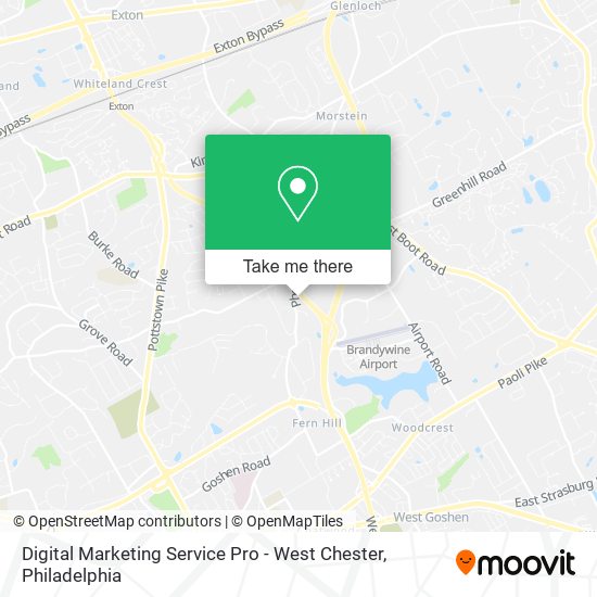 Mapa de Digital Marketing Service Pro - West Chester