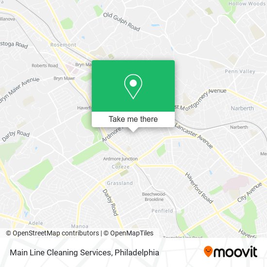 Main Line Cleaning Services map