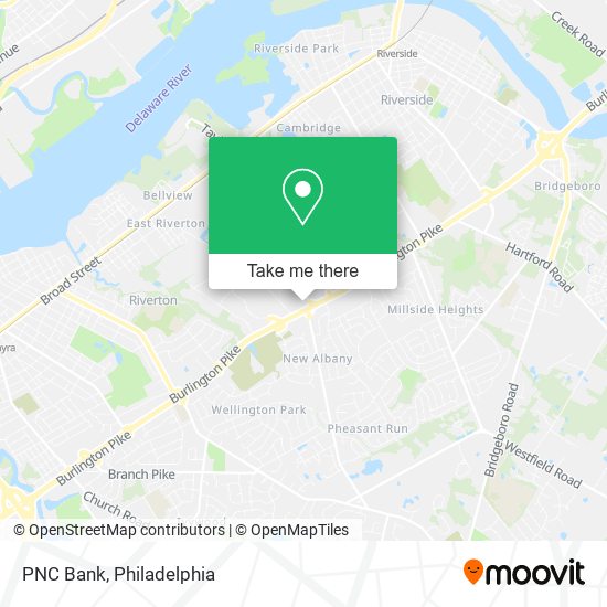 PNC Bank map