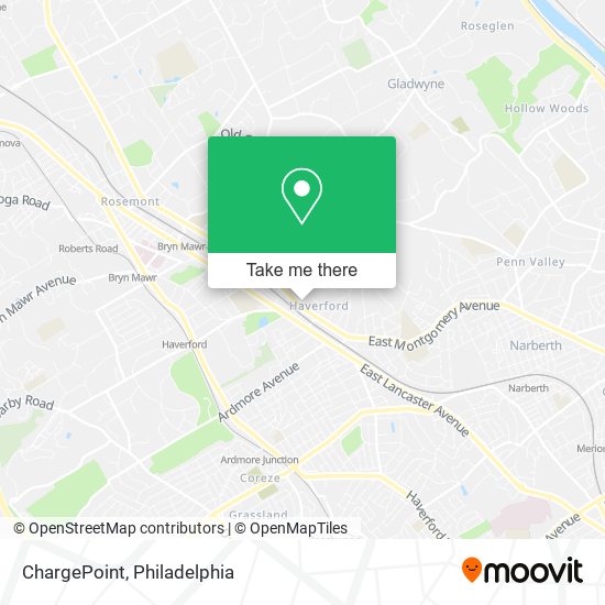 ChargePoint map