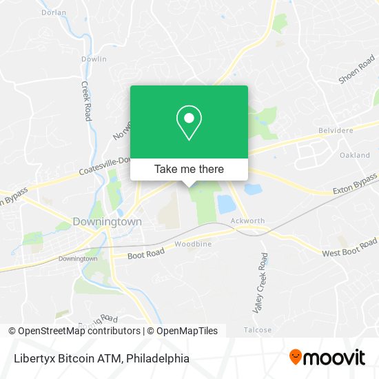 Mapa de Libertyx Bitcoin ATM