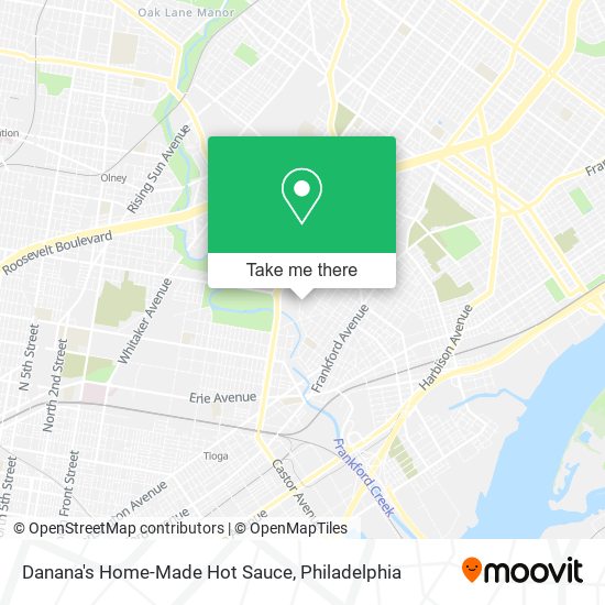 Danana's Home-Made Hot Sauce map
