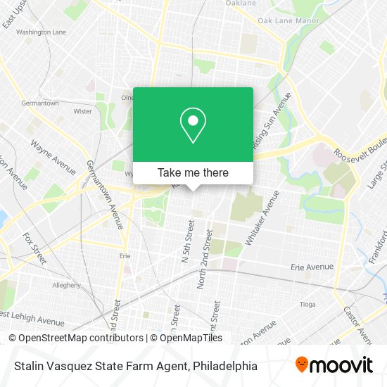 Stalin Vasquez State Farm Agent map