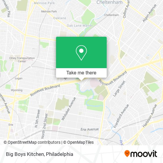 Mapa de Big Boys Kitchen