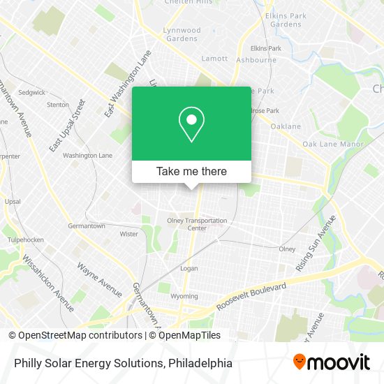 Mapa de Philly Solar Energy Solutions
