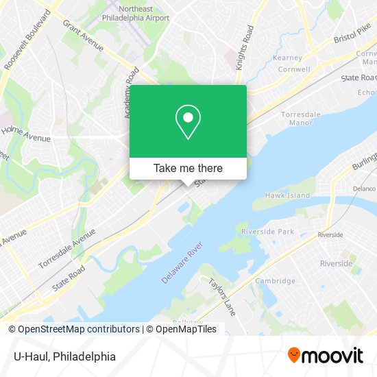 U-Haul map