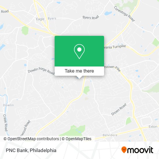 PNC Bank map