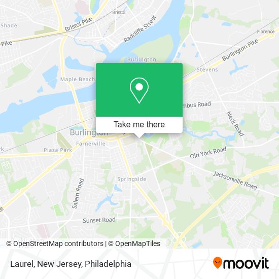 Laurel, New Jersey map