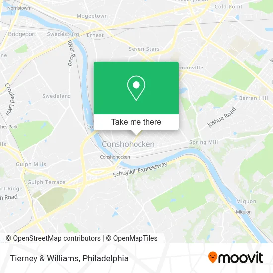 Tierney & Williams map