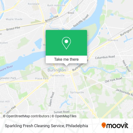 Sparkling Fresh Cleaning Service map