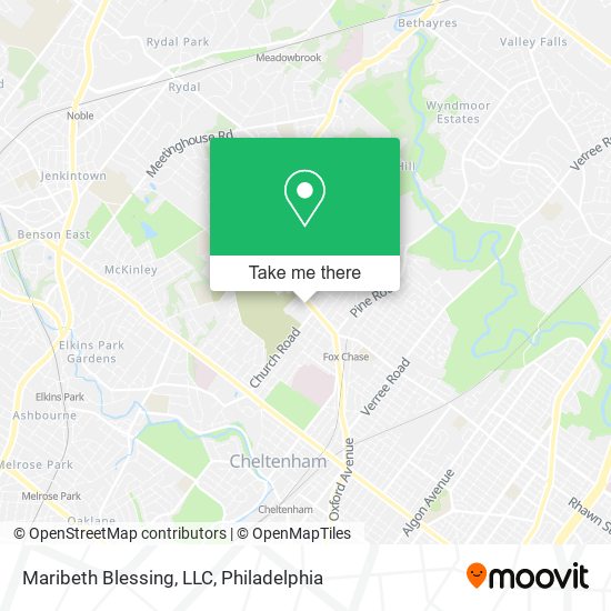 Maribeth Blessing, LLC map