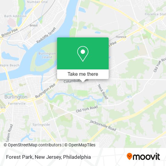 Mapa de Forest Park, New Jersey
