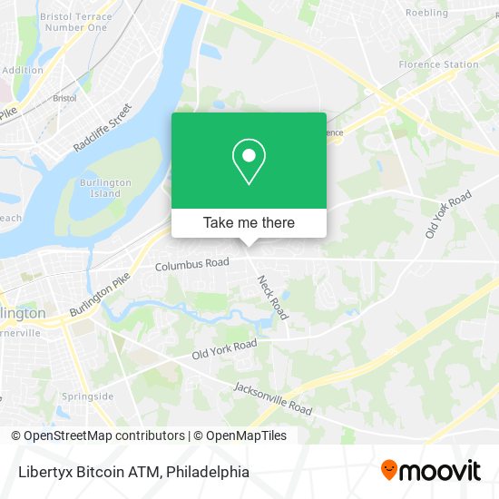 Mapa de Libertyx Bitcoin ATM