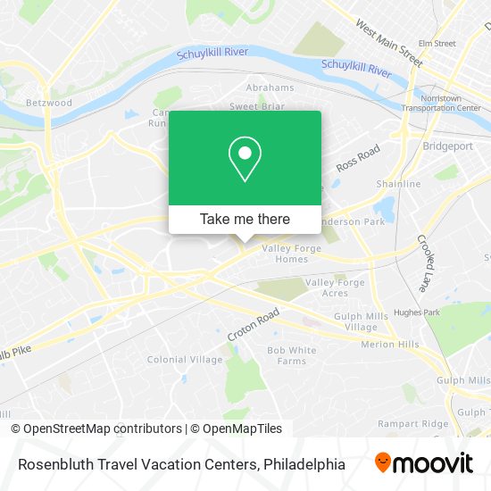 Rosenbluth Travel Vacation Centers map