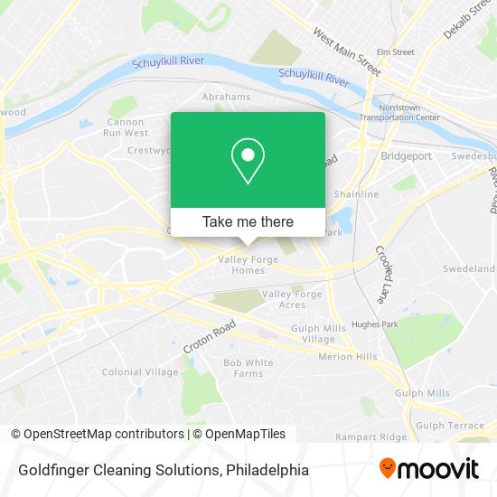 Mapa de Goldfinger Cleaning Solutions