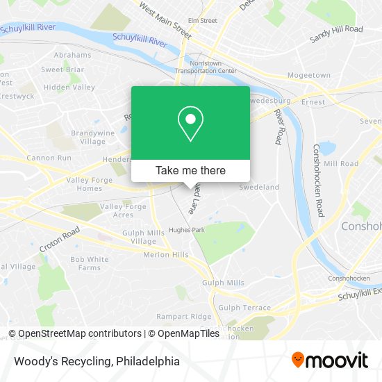 Woody's Recycling map