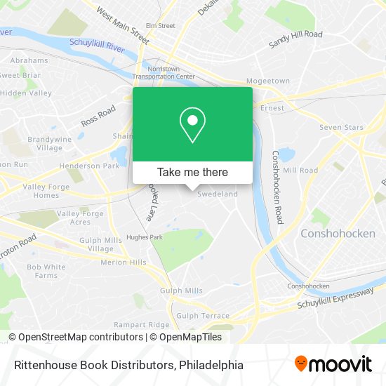 Rittenhouse Book Distributors map