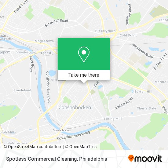 Spotless Commercial Cleaning map