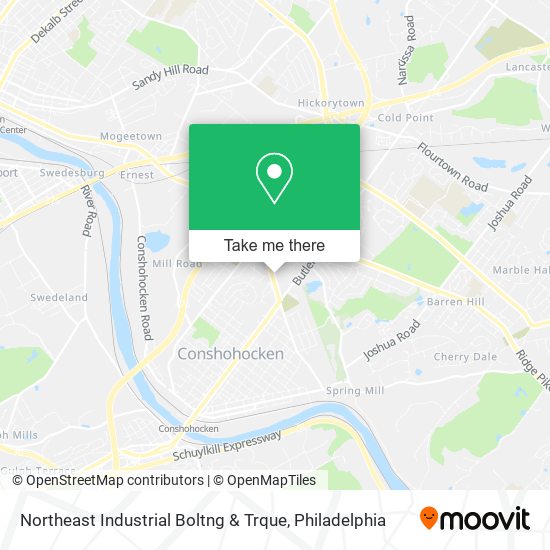 Northeast Industrial Boltng & Trque map