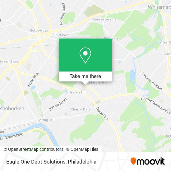 Eagle One Debt Solutions map
