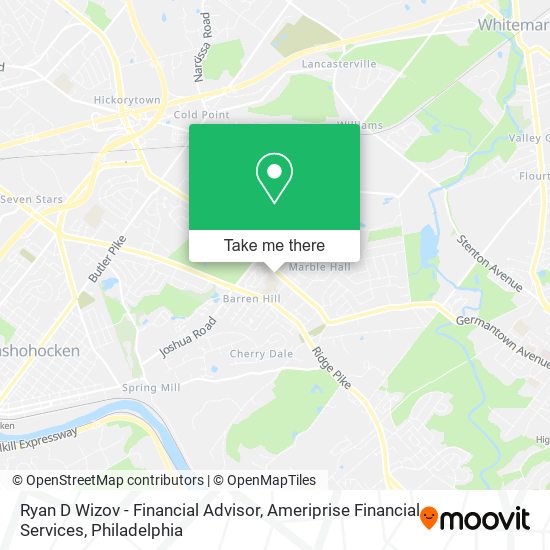 Mapa de Ryan D Wizov - Financial Advisor, Ameriprise Financial Services