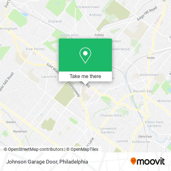 Johnson Garage Door map