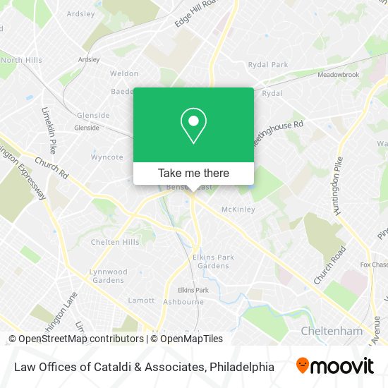 Mapa de Law Offices of Cataldi & Associates