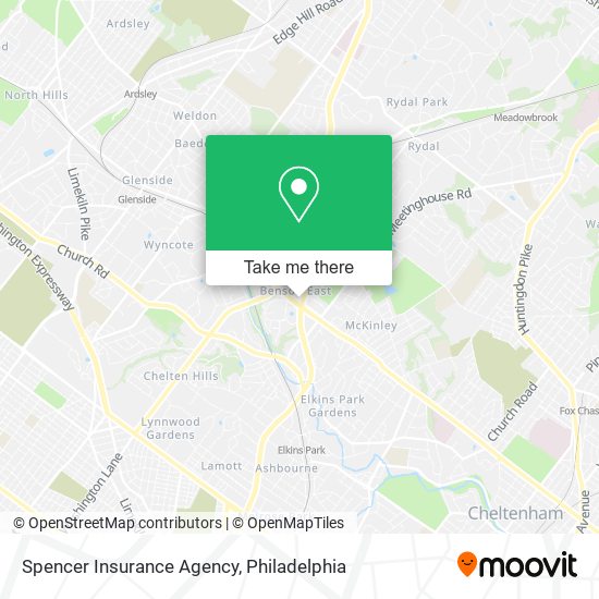 Spencer Insurance Agency map