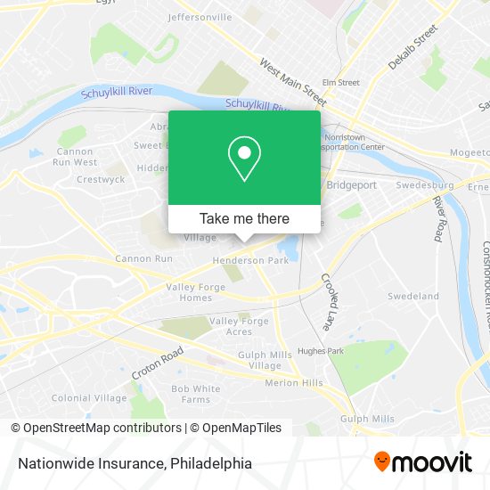 Mapa de Nationwide Insurance