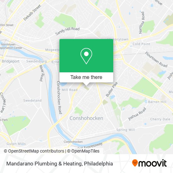 Mapa de Mandarano Plumbing & Heating