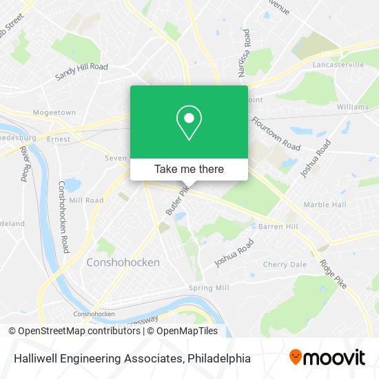 Halliwell Engineering Associates map