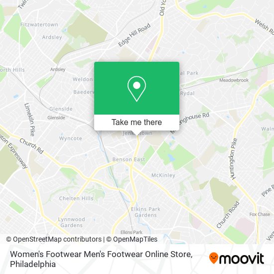 Mapa de Women's Footwear Men's Footwear Online Store
