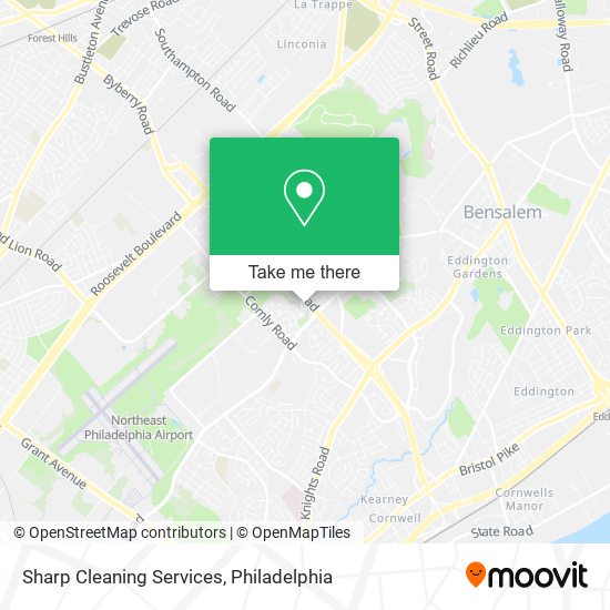 Sharp Cleaning Services map