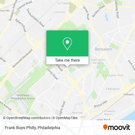 Frank Buys Philly map