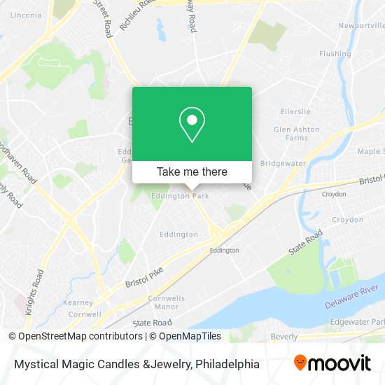 Mystical Magic Candles &Jewelry map